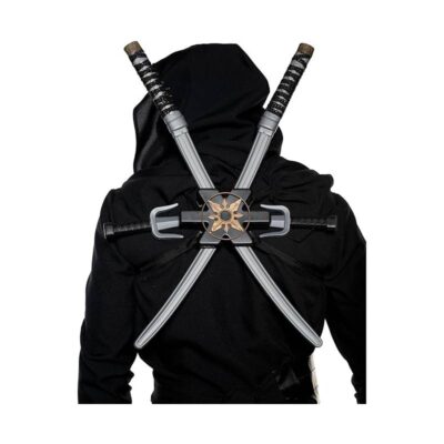 Deluxe Ninja Swords Daggers Star Backpack Set