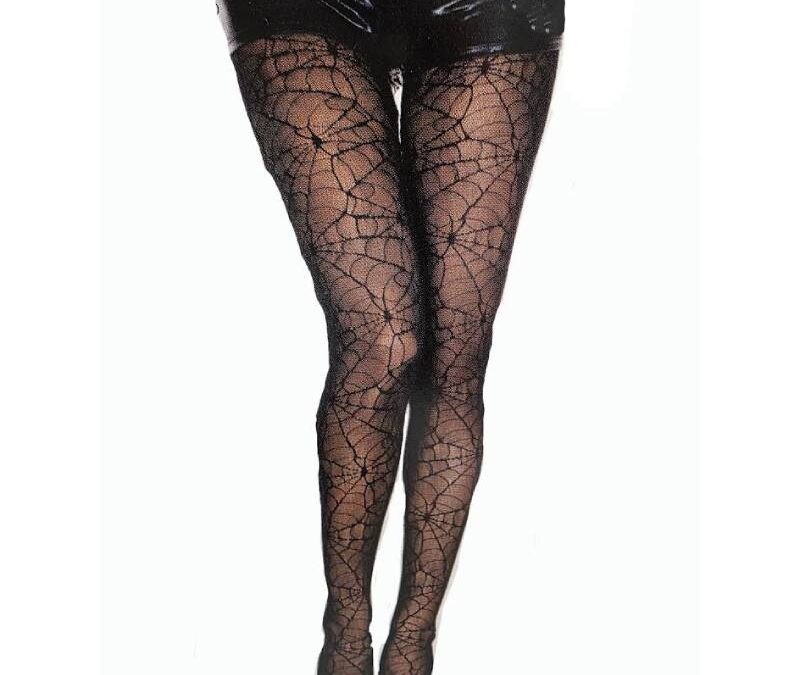 Spider Web Design Tights