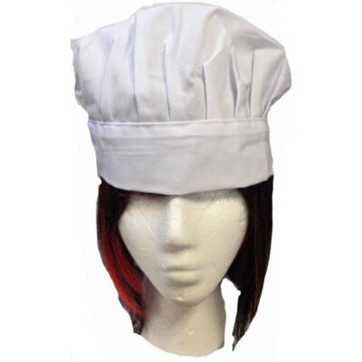 White Fabric Chef Hat