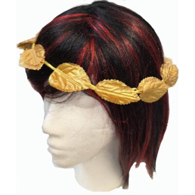 Hand-Wrapped Roman Fabric Leaf Headpiece