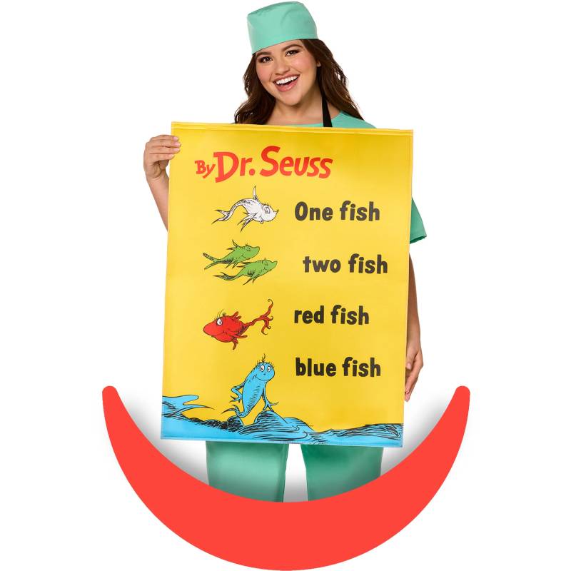 Dr. Seuss One Fish, Two Fish, Red Fish, Blue Fish® Book Cover Costume