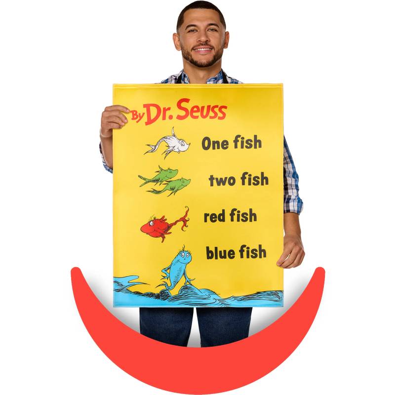 Dr. Seuss One Fish, Two Fish, Red Fish, Blue Fish® Book Cover Costume