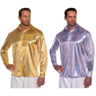 70s Metallic Disco Shirt