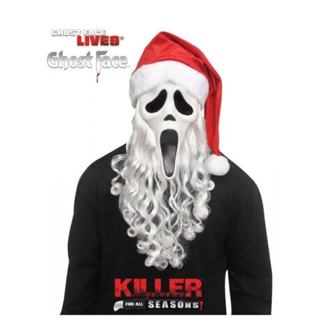 Scream® Ghost Face Santa Claus Mask - Cappel's