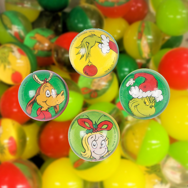 1.25" The Grinch® Hi-Bounce Balls