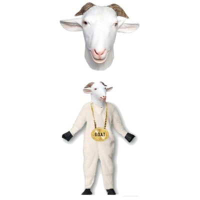 G.O.A.T. Jumpsuit w Medallion & Mask