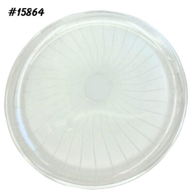 16" clear plastic tray