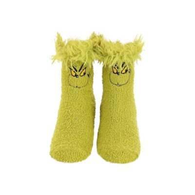 The Grinch Fuzzy Socks