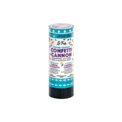 4" Spring Loaded Confetti Cannon w Paper Confetti