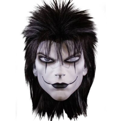 The Crow Latex Mask Black Hair Gothic Costume