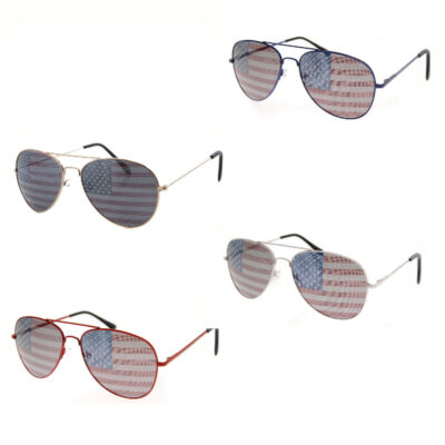 US Flag Aviator Sunglasses