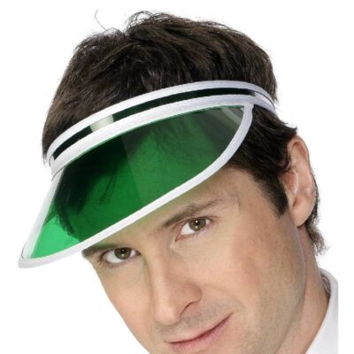 green transparent visor