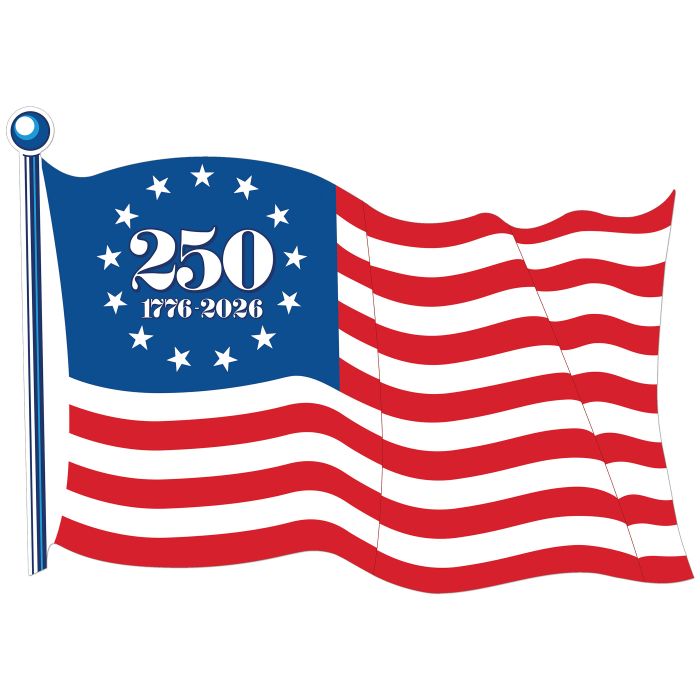 250th flag cutouts