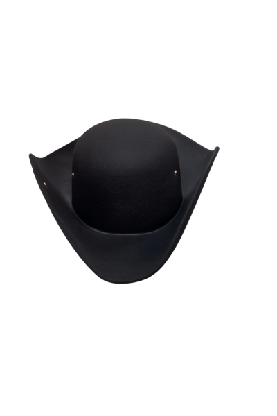 Classic Black Pirate Hat Buccaneer Costume Accessory