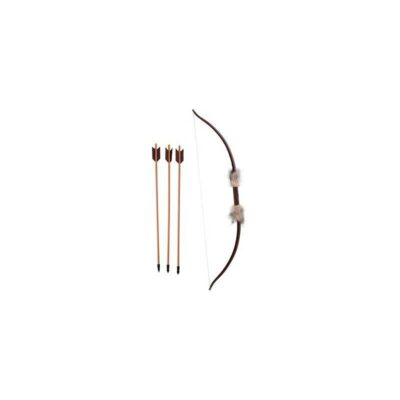 28-Inch Hunting Bow and Arrow Set with Three Costume Arrows
