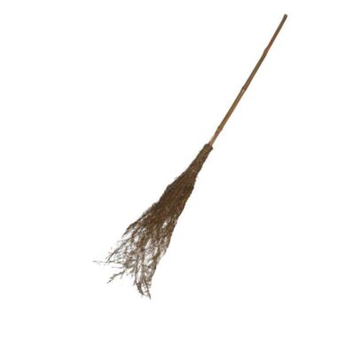 48-Inch Natural Bamboo Witch Broom Costume Accessory