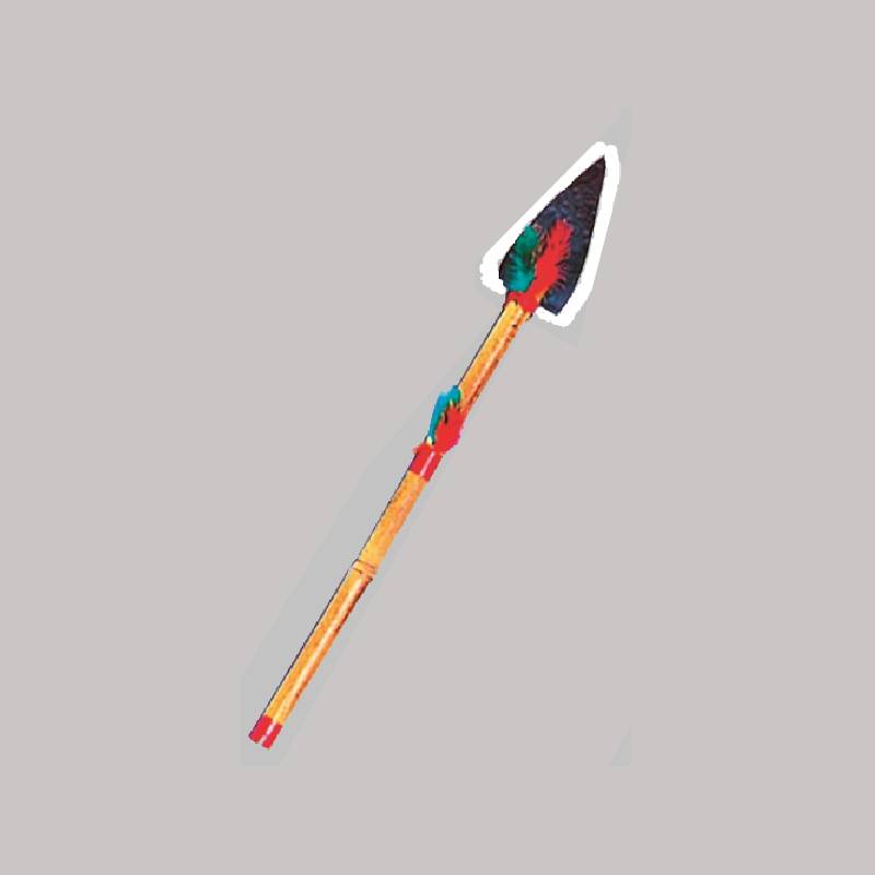 18 Inch Native American Bamboo Plastic Spear