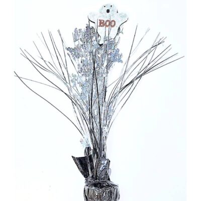 Ghost Glittered Halloween Centerpiece