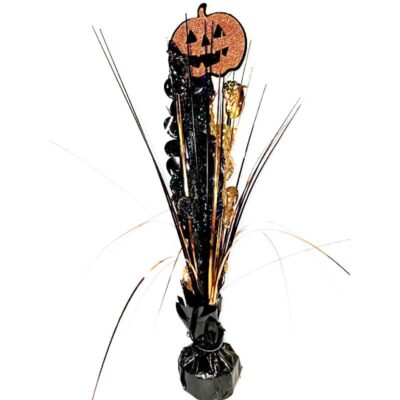 Pumpkin Glittered Halloween Centerpiece