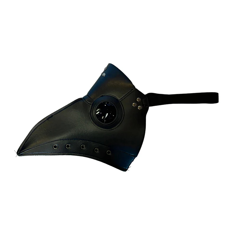 Costume Imitation Leather Plague Doctor Mask (With Strap)