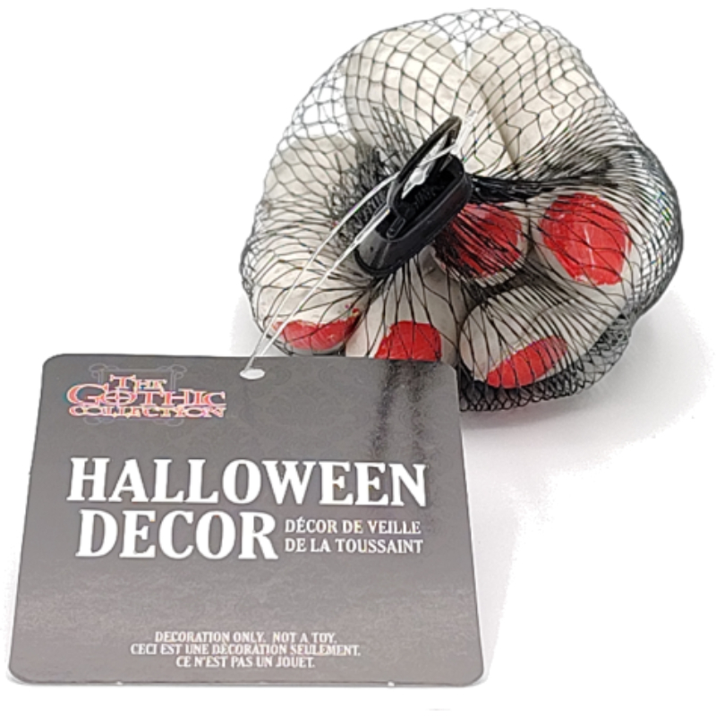 4" Costume Plastic Cut-Off Fingers (Red No Bag)