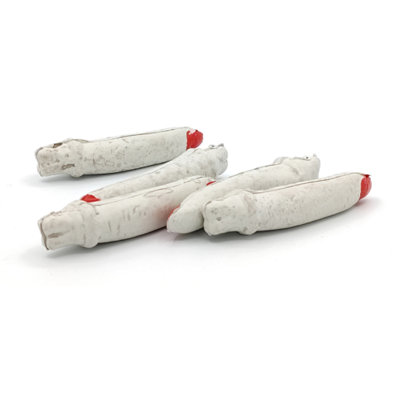 4" Costume Plastic Cut-Off Fingers (Red Bag)